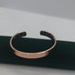 Improve your performance with Pure Copper Magnetic Therapy Bracelet Bangle Open Cuff