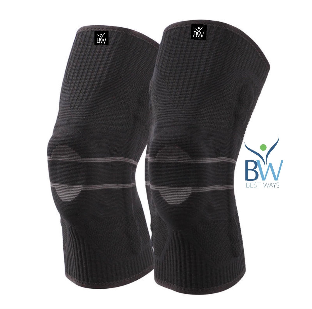 (Now You can also order at: bestways.ca) Best Ways Knee Braces/Knee Pads(Knee Pain Relief)- Pair- Limited Stock.