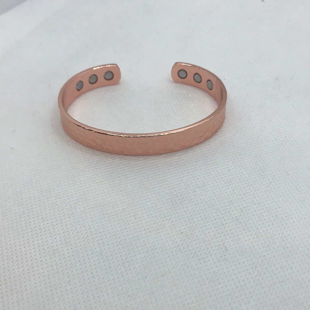 Améliorez vos performances avec le bracelet de thérapie magnétique en cuivre pur, bracelet ouvert