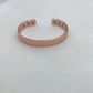 Improve your performance with Pure Copper Magnetic Therapy Bracelet Bangle Open Cuff