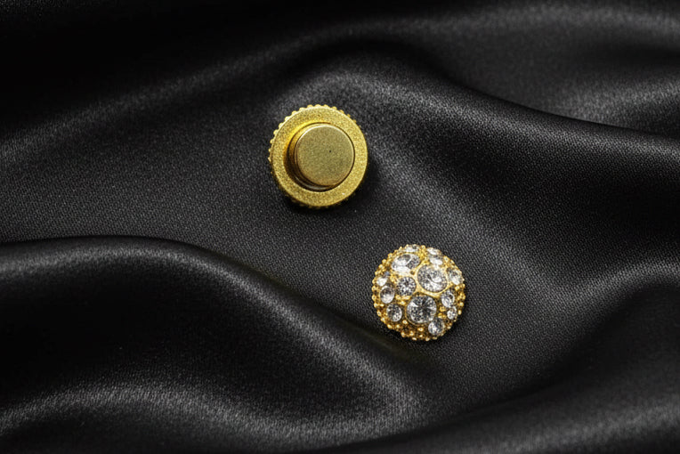 Magnetic Crystal Stud Earrings (No Piercing)