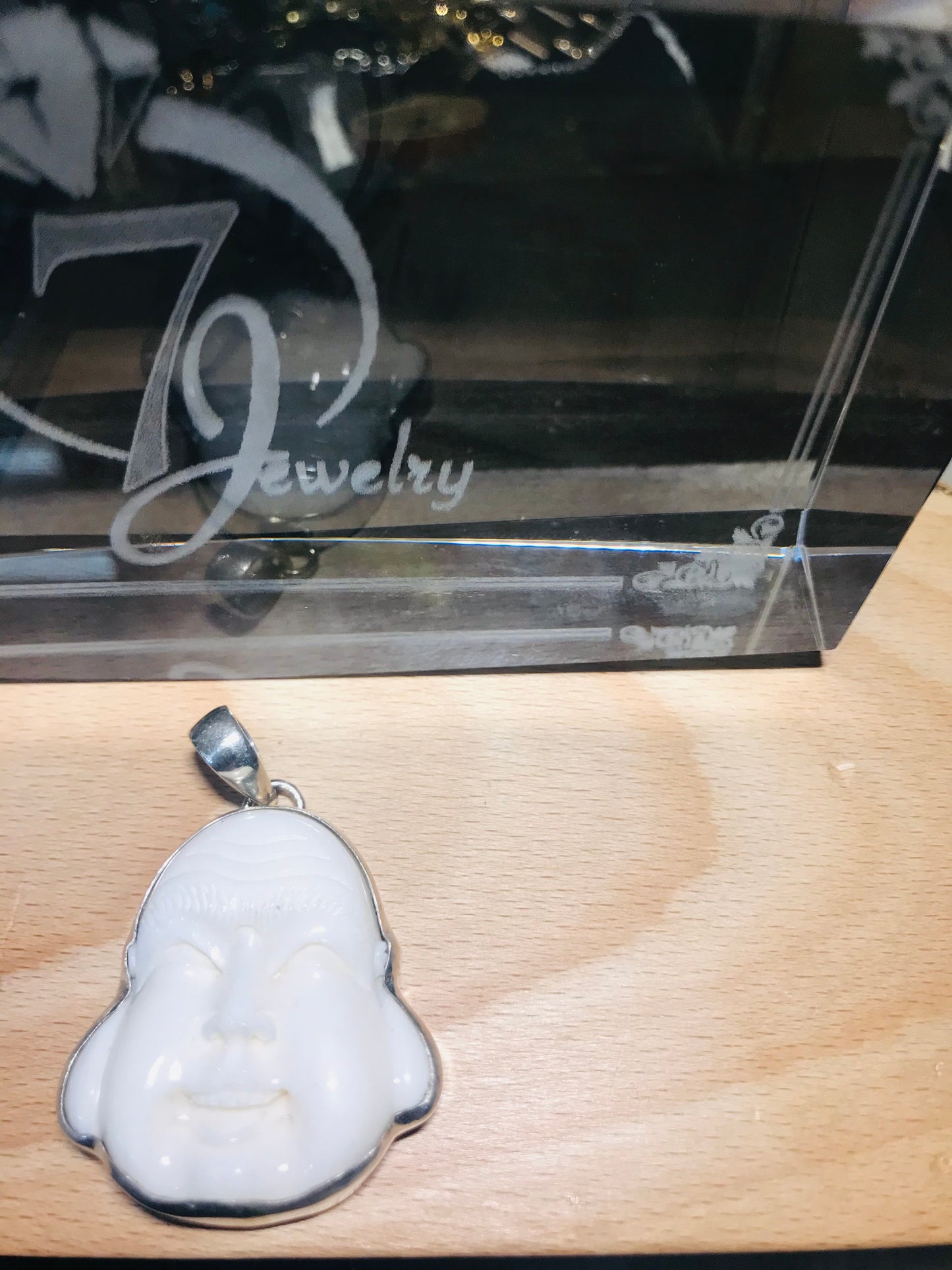 sterling silver Buddha pendant