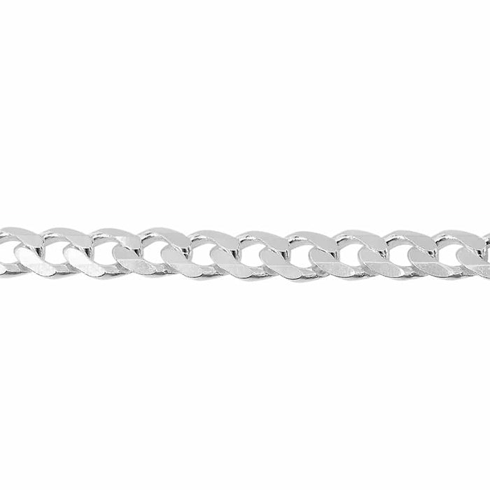 Sterling silver curb chain(2.1mm)