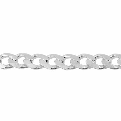 Chaîne gourmette en argent sterling (3,8 mm)