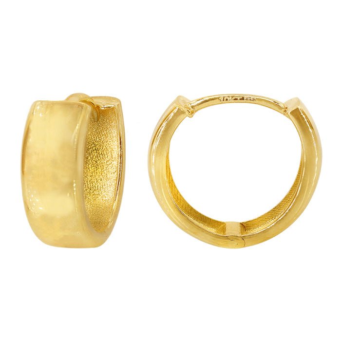 Boucle d'oreille créole en or véritable