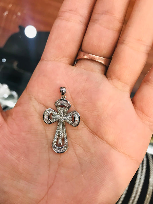 Sterling silver Cross pendant