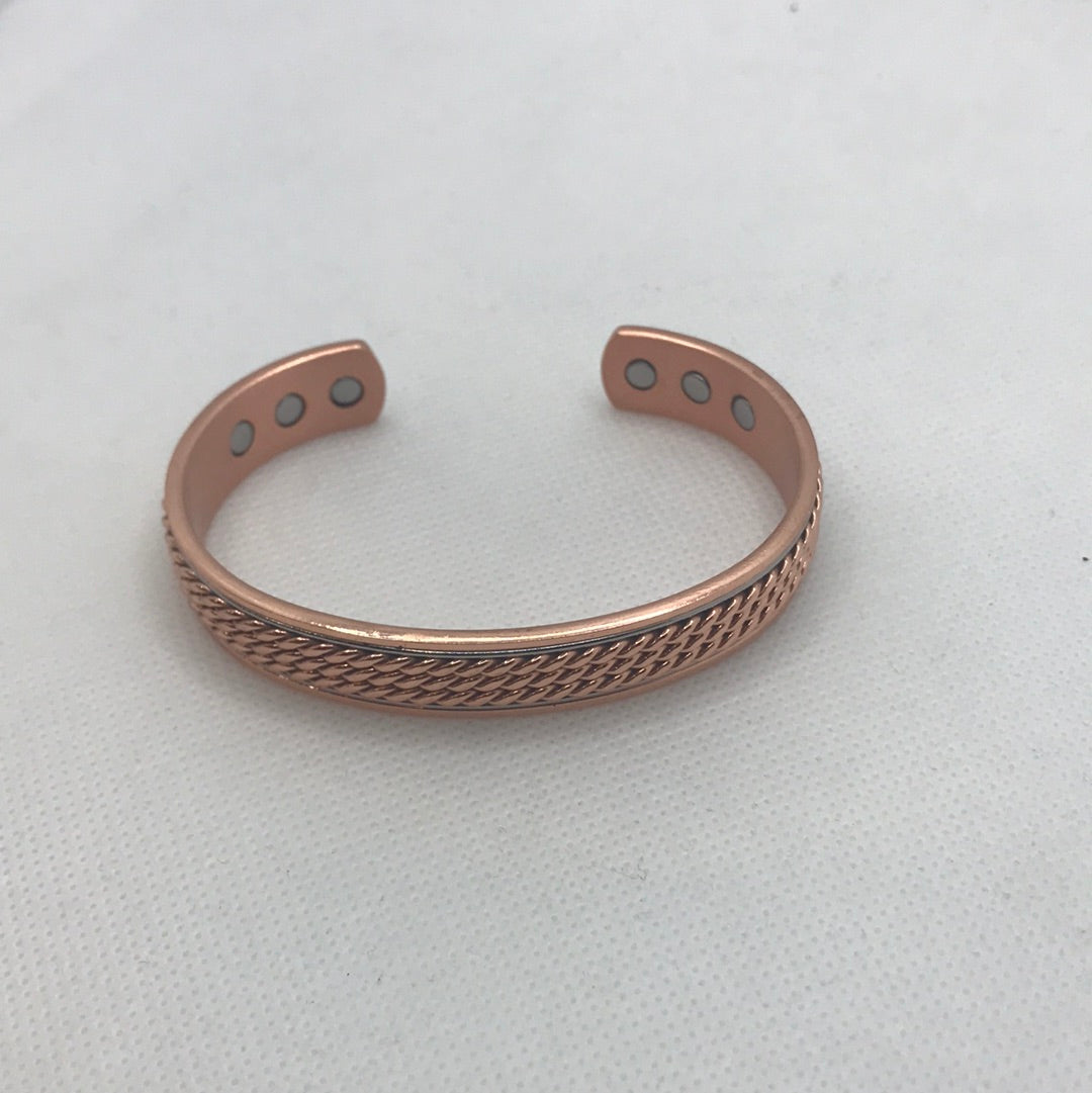 Improve your performance with Pure Copper Magnetic Therapy Bracelet Bangle Open Cuff