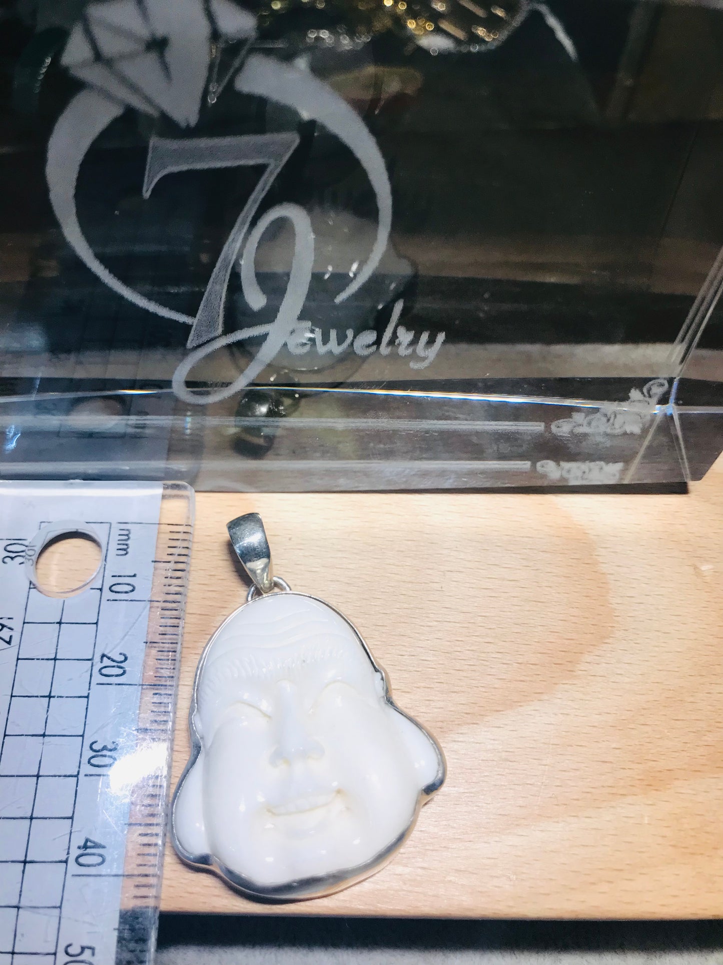 pendentif Bouddha en argent sterling