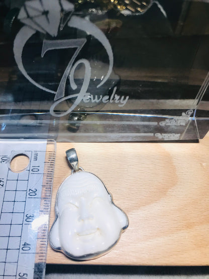 pendentif Bouddha en argent sterling