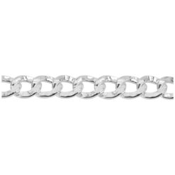 Chaîne grue ultra plate en argent sterling (4,5 mm)