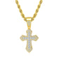 Cz Mini Cross Pendant