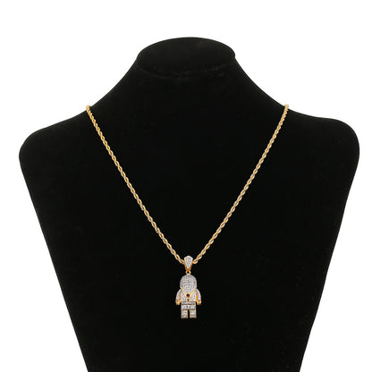 Collier Lego plaqué or