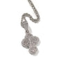 Cz Diamond Cloud Cross Charm Necklace Pendant