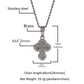 Cz Diamond Cloud Cross Charm Necklace Pendant