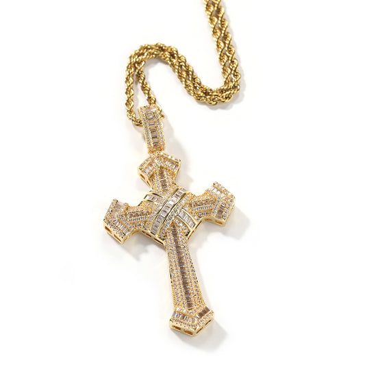 pendentifs en forme de croix baguette