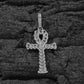 iced out ankh cross pendant