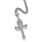 iced out ankh cross pendant