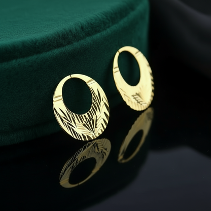 Real Silver Latest Design Nattiyan Earrings (Sizes Available)