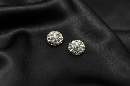 Magnetic Crystal Stud Earrings (No Piercing)