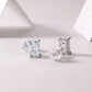 Real Silver Moissanite Studs