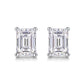 Real Silver Moissanite Studs