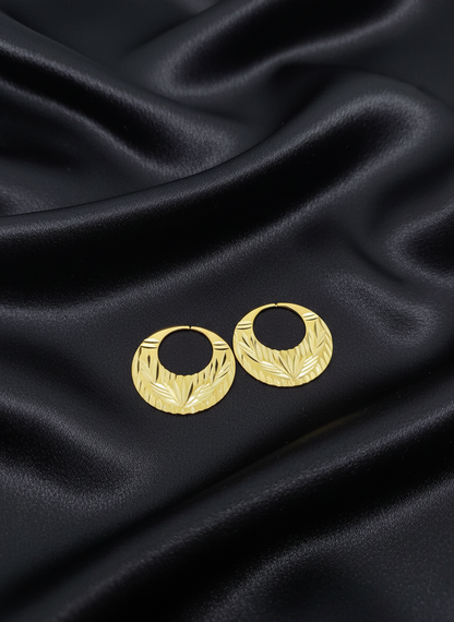 Real Silver Latest Design Nattiyan Earrings (Sizes Available)