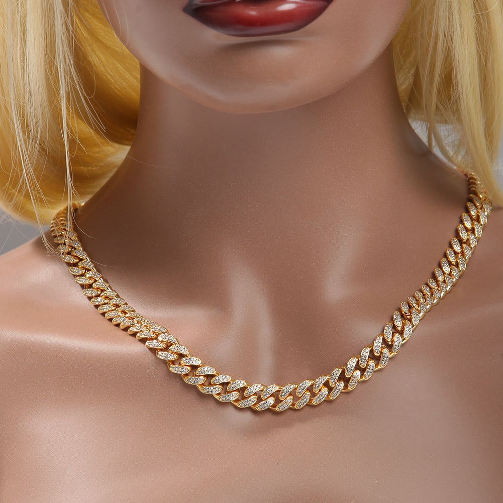 ਆਈਸਡ ਆਊਟ 10mm ਮਿਆਮੀ ਕਿਊਬਨ ਲਿੰਕ ਚੇਨ