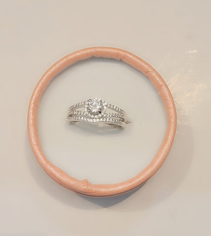 Alliance en argent sterling