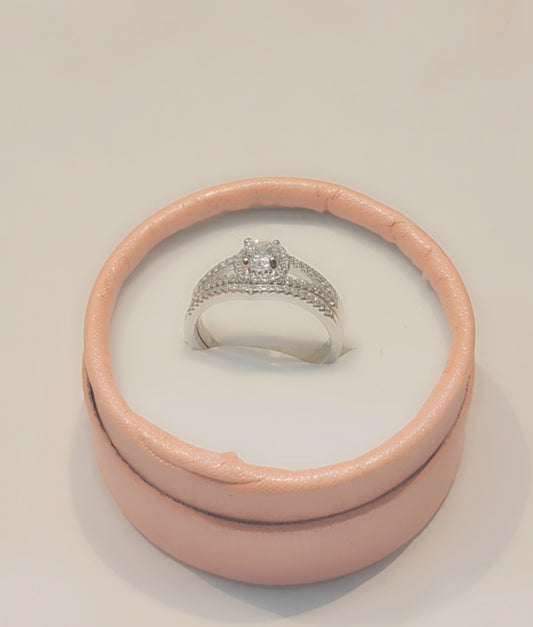 Sterling silver wedding ring