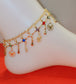 Fashionable gold plated anklet