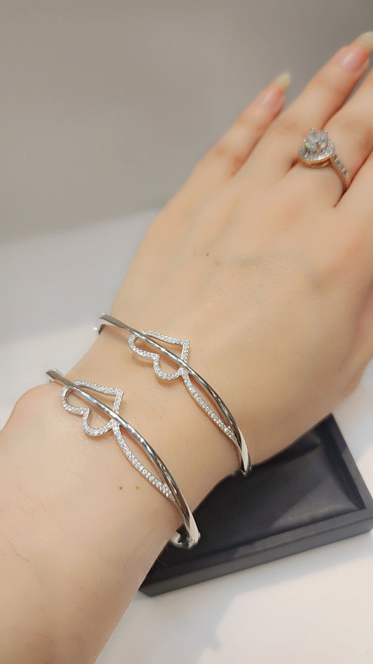 Sterling silver bangles