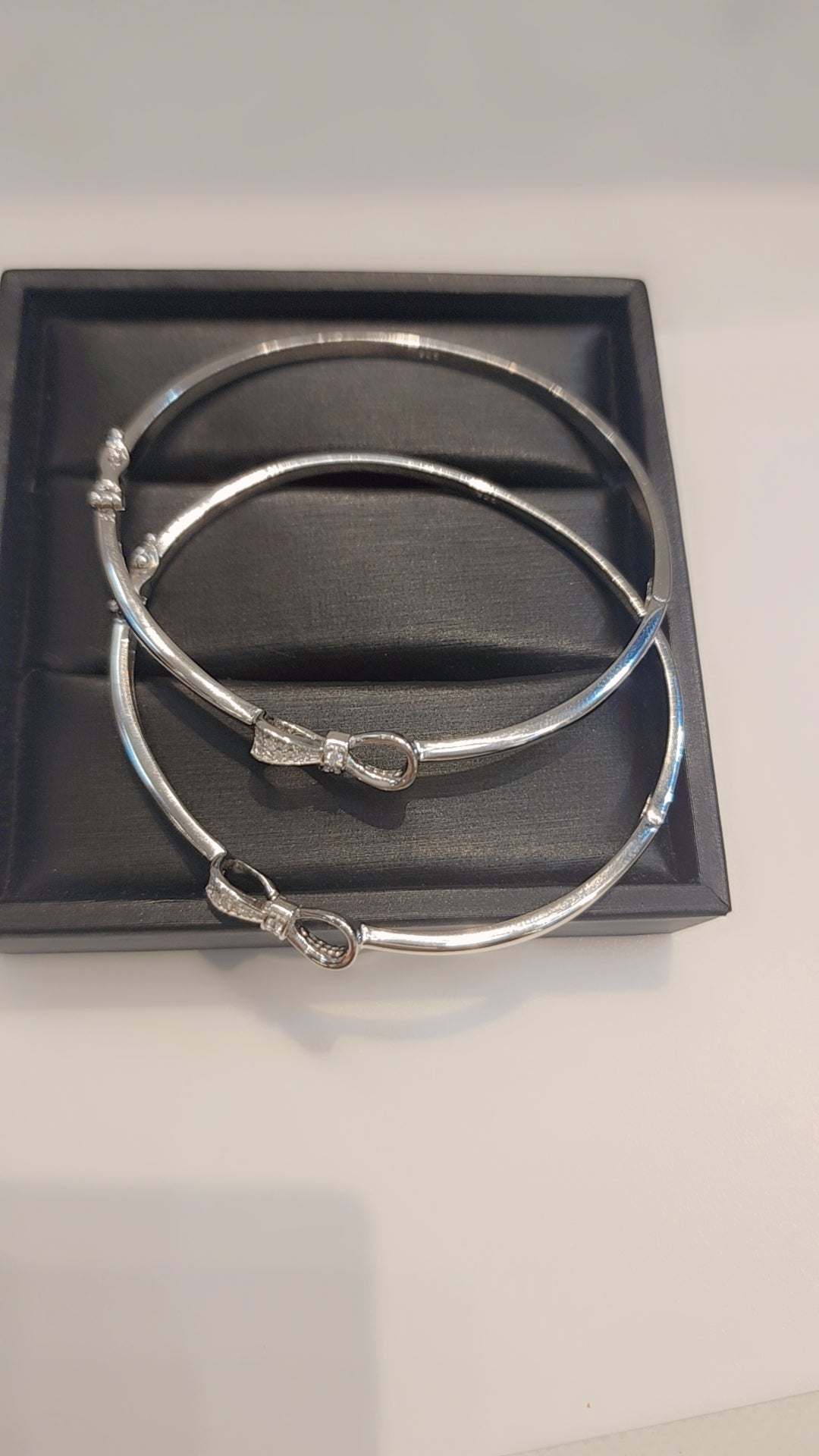 Sterling silver bangles