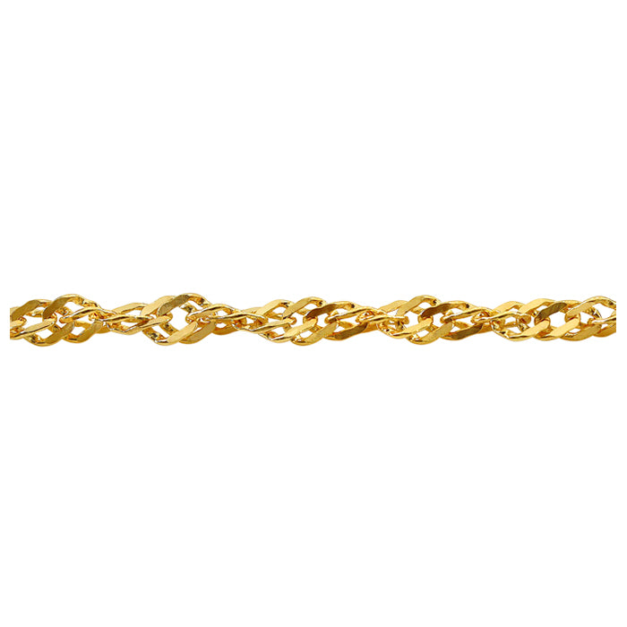 Real Gold  Singapore Chain (1.2mm)
