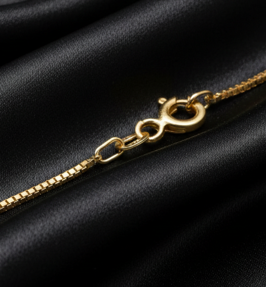 Real Gold box Chain (0.6mm)