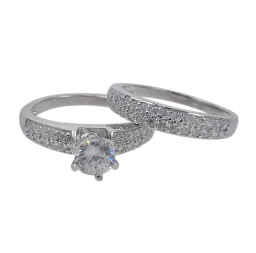 Bague superposée en argent sterling