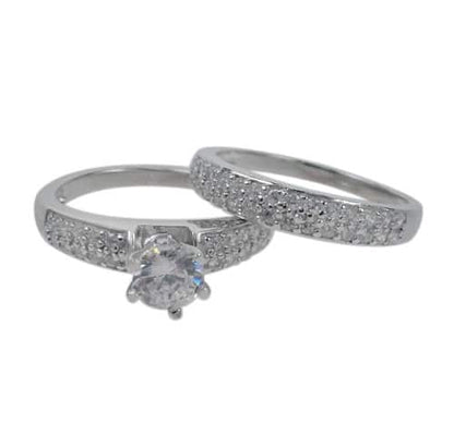 Bague superposée en argent sterling