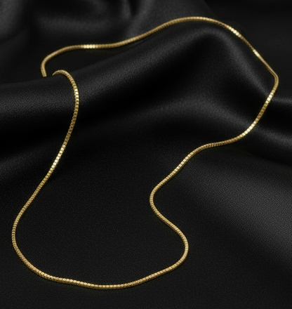 Real Gold box Chain (0.6mm)