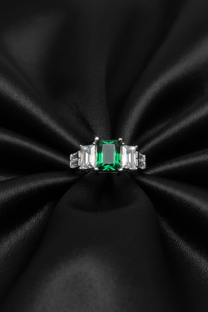 925 sterling silver cubic zirconia stone ring!