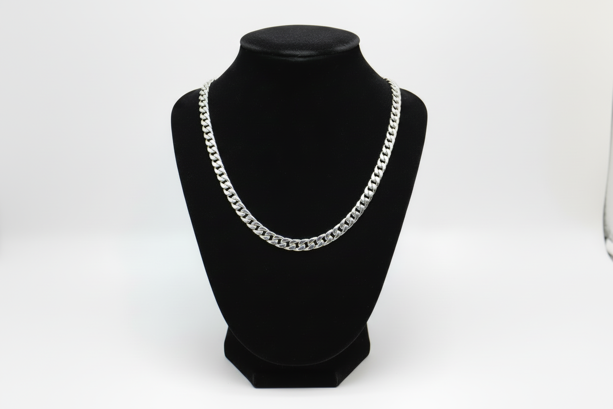 925 Sterling silver Cuban link chains