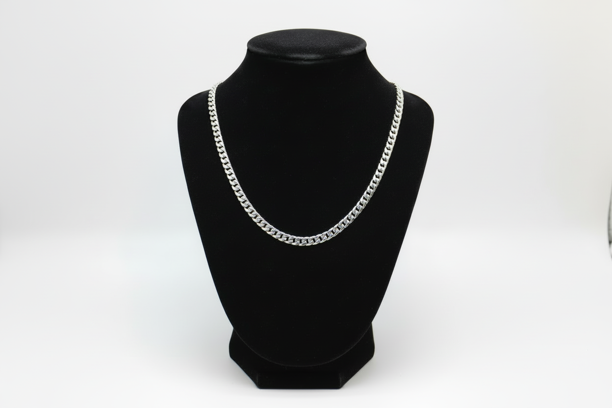 925 Sterling silver Cuban link chains