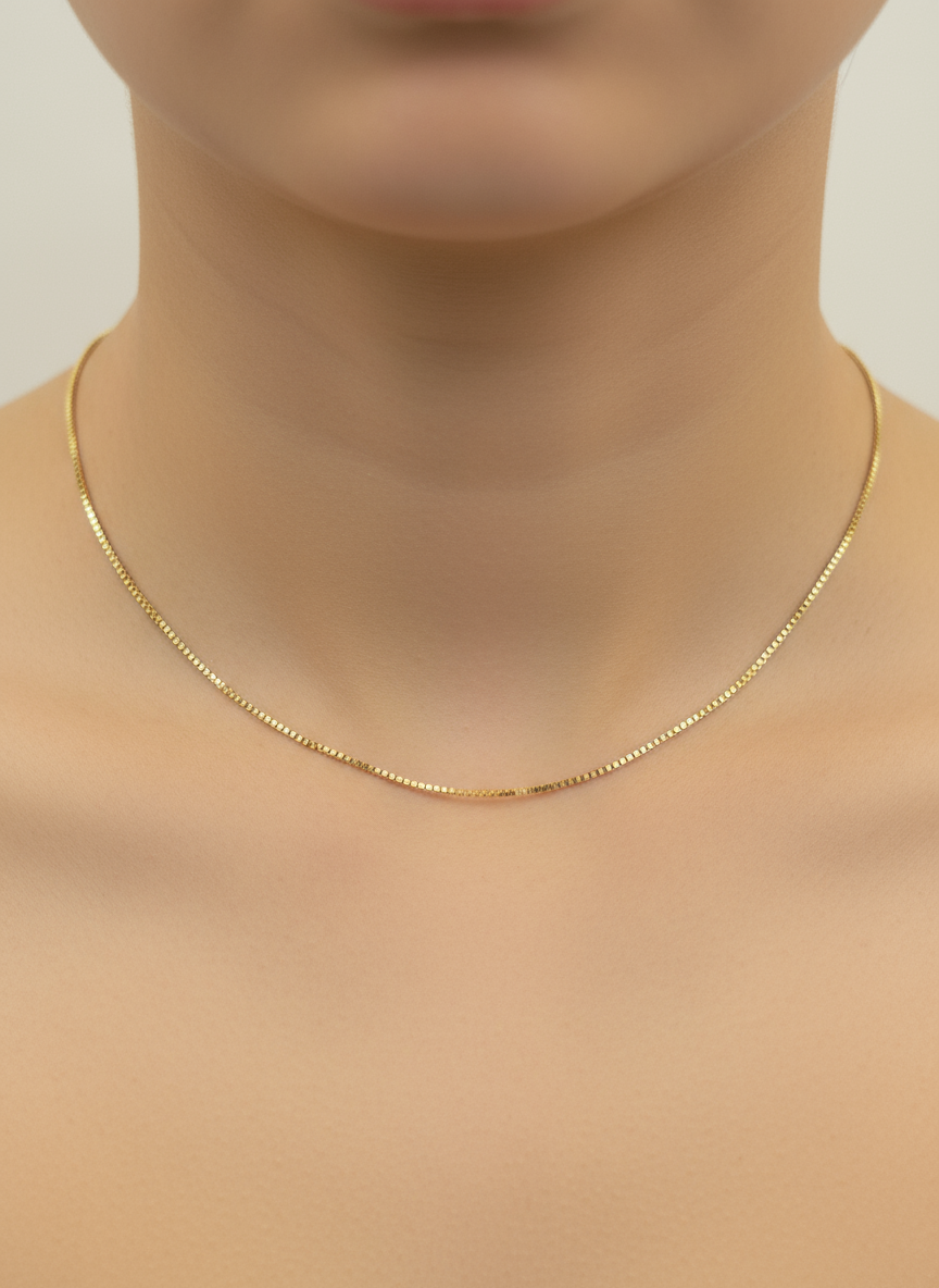 10k gold box chain