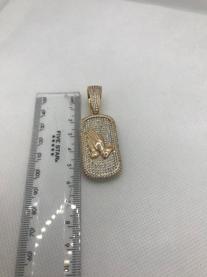 Pendentif Khanda glacé