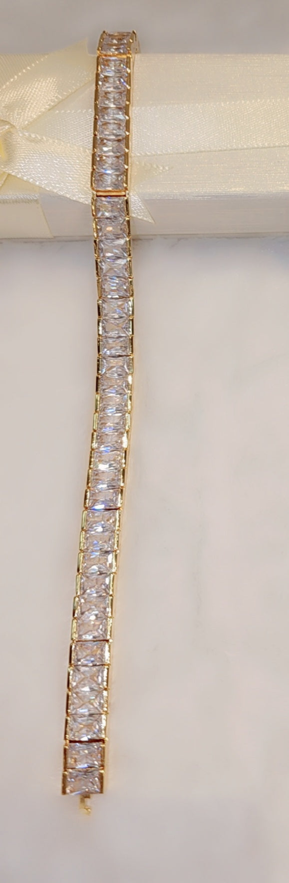 Bracelet plaqué or glacé