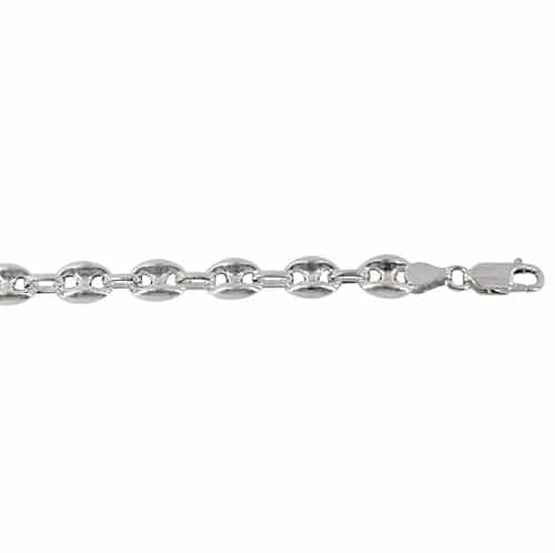 Chaîne à maillons gonflés Gucci en argent sterling (7 mm)