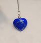 Sterling silver  real Lapis stone