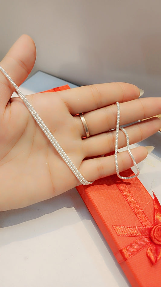 Chaîne en argent sterling Spiga