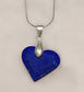 Sterling silver real Lapis pendant