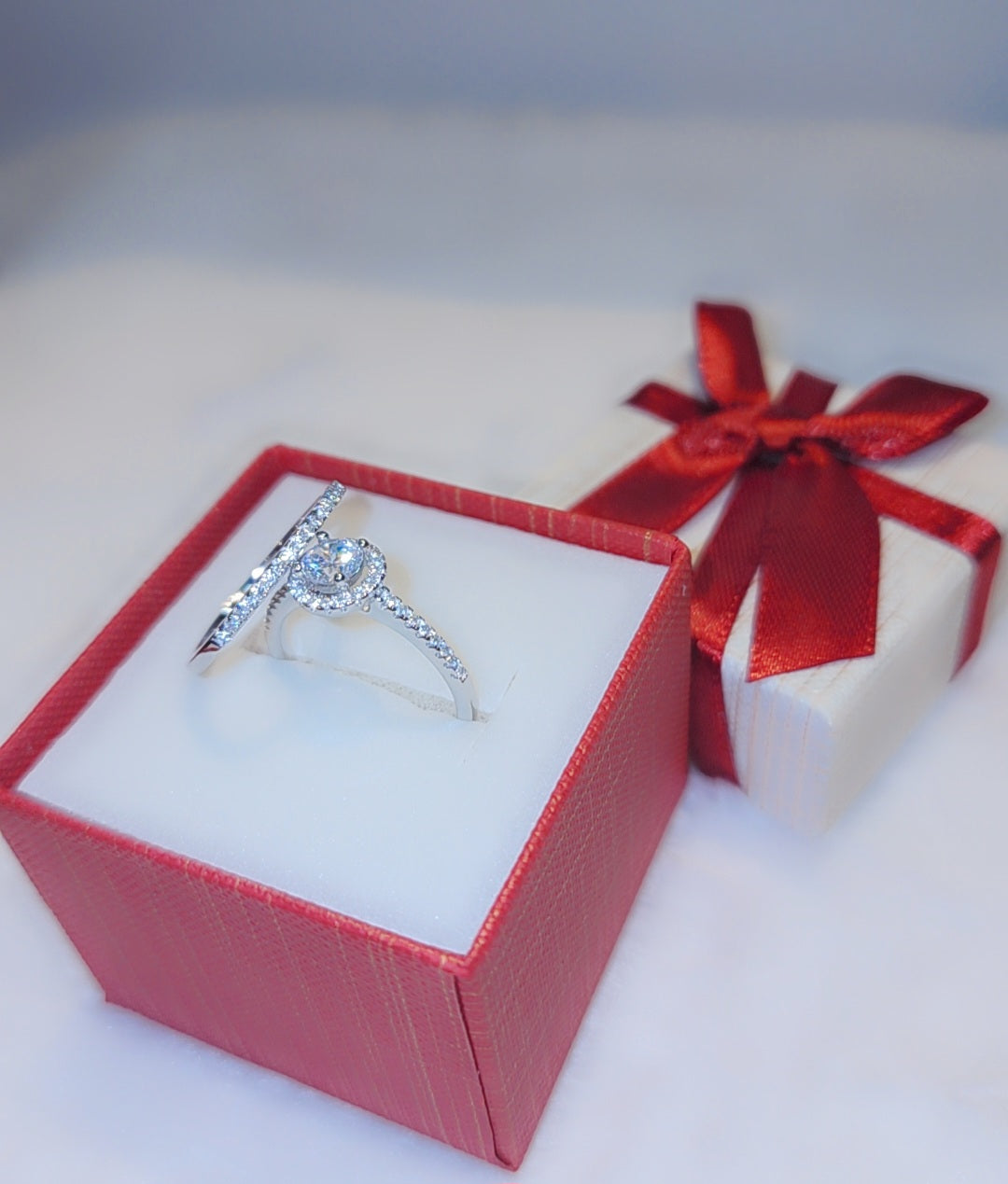 Bagues empilées en argent sterling