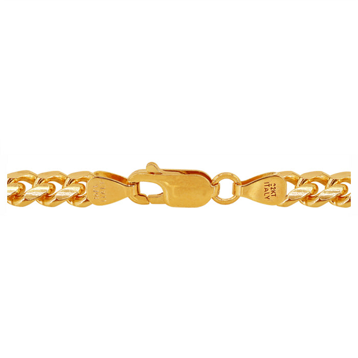22KT Gold Miami Cuban chain(2.86mm)