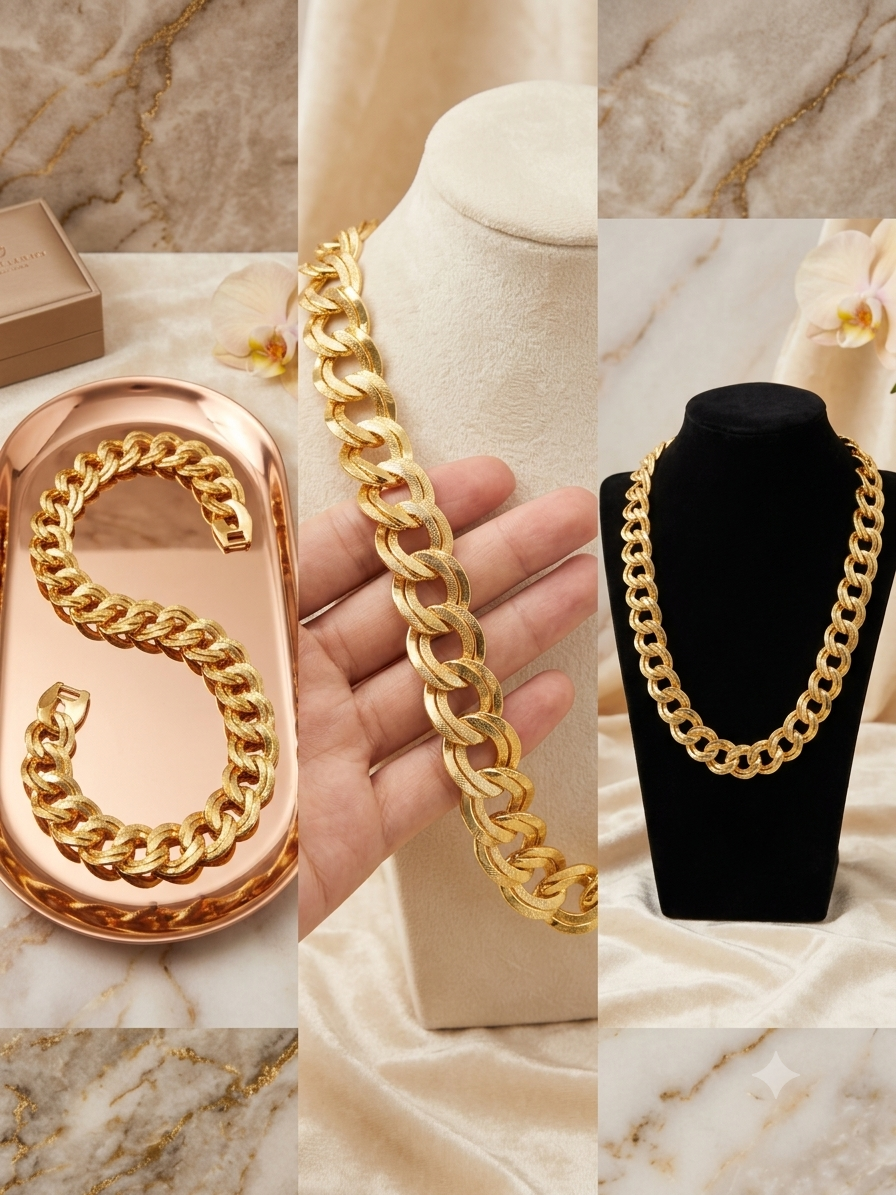 Gold plating chain